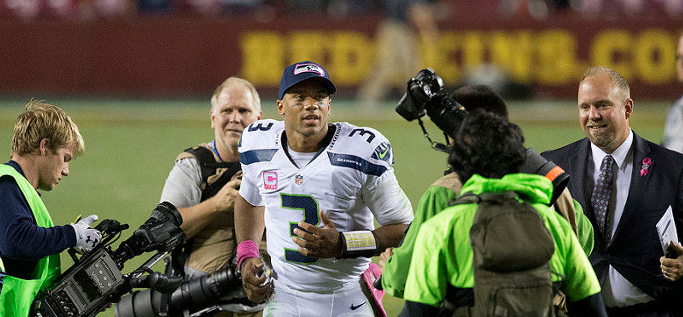 Image: PHOTO: Russell Wilson, Seattle Seahawks quarterback. (photo via Flickr/Keith Allison)