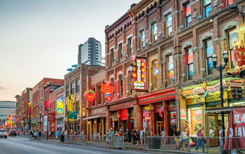 Broadway in Downtown Nashville, Tennessee