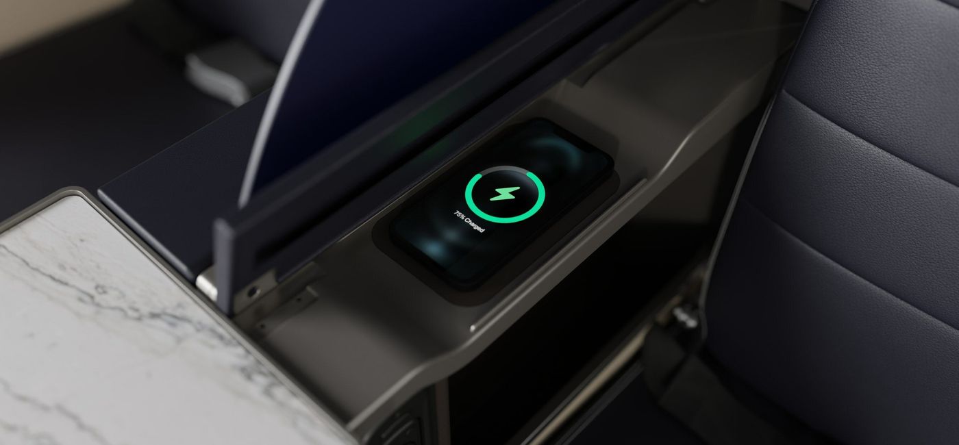 United Airlines Unveils New Seats with Wireless Charging Stations