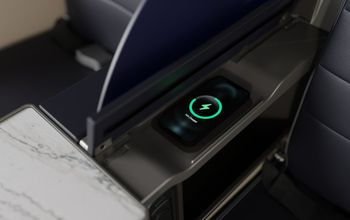 United debuts wireless charging onboard.