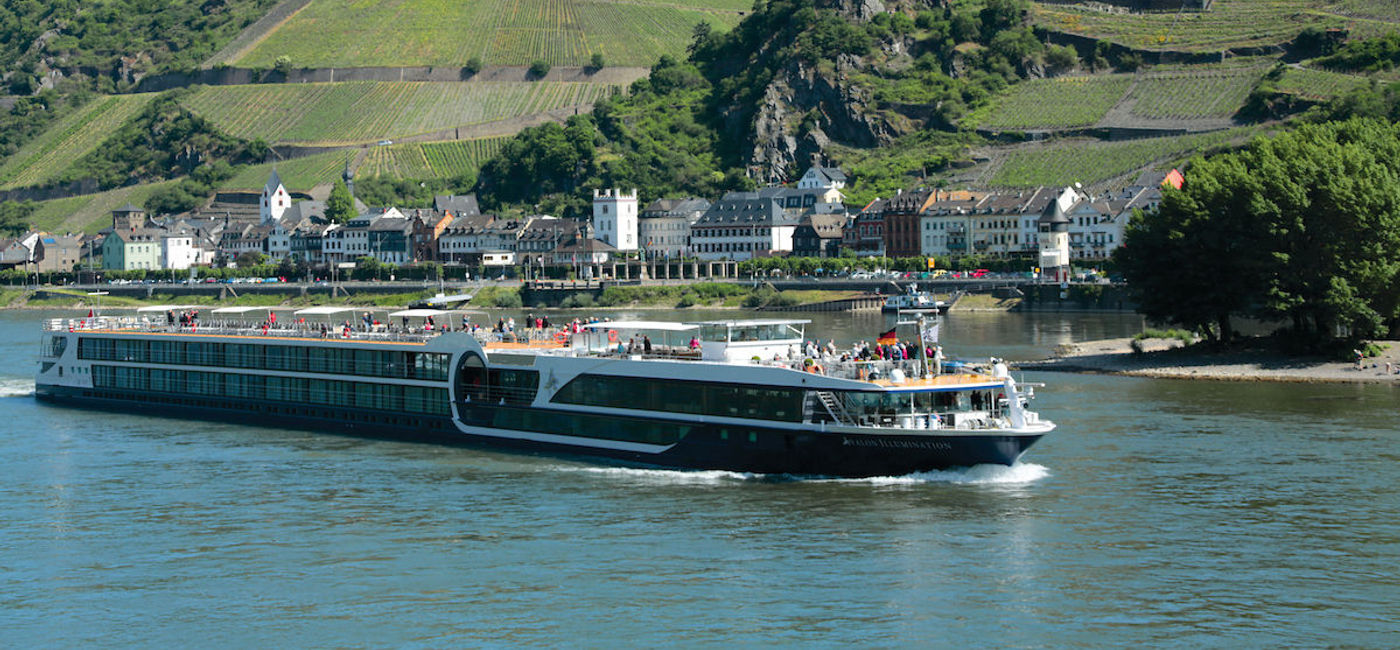 Image: Avalon Waterways' Avalon Illumination on the Rhine River. (photo via Globus family of brands) (globus family of brands Media License)