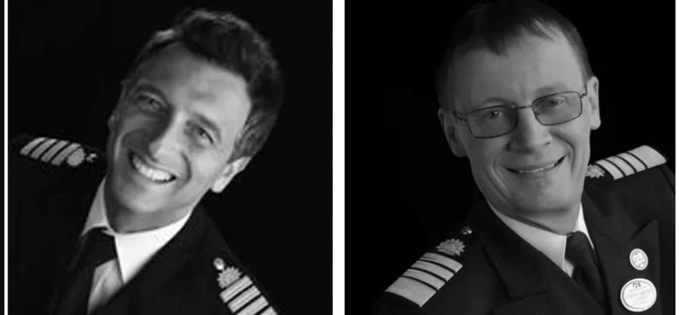 Image: Captain Arma and Captain John Smith. (photo via Princess Cruises)