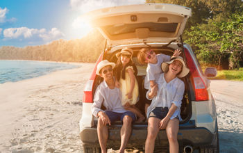 Family on vacation.