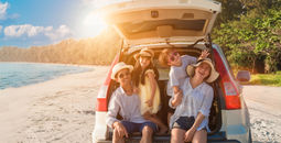 Family on vacation.