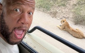 Belvin Baldwin on a safari in Tanzania 