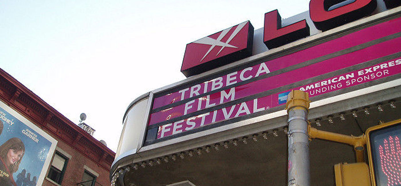 Image: PHOTO: A movie theater marquee at the 2009 Tribeca Film Festival. (photo via Flickr/Clementine Gallot)