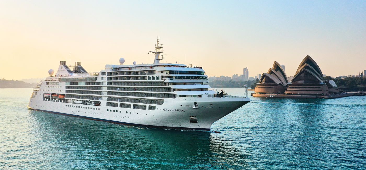 Image: The Silver Muse in Sydney, Australia (photo via Silversea Cruises) ((photo via Silversea Cruises))
