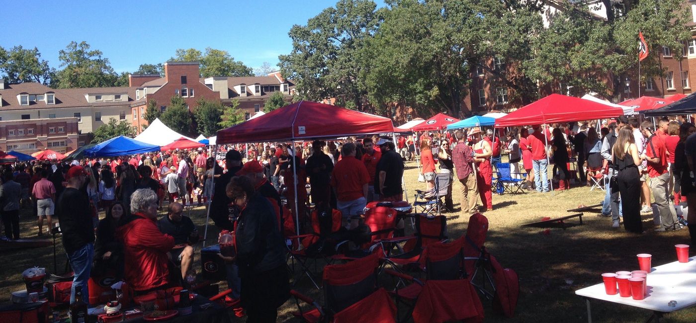 Image: PHOTO: The tailgate scene in Athens, Georgia (photo by Eric Bowman)