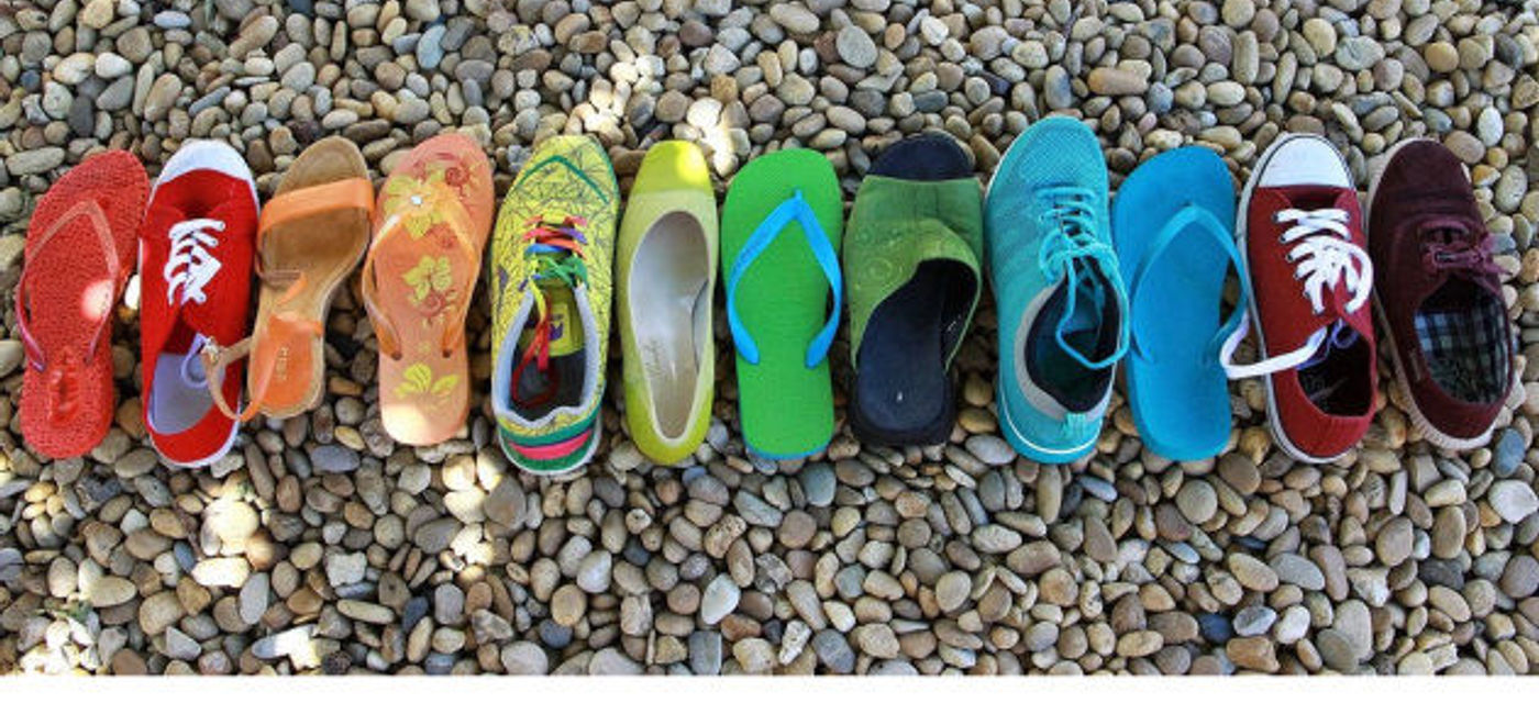 Image: PHOTO: LGBT shoe rainbow. (photo via Pixabay/chezbeate)