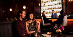 Couple at San Francisco's Historic Redwood Room