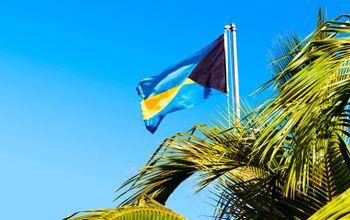 National flag of The Bahamas.