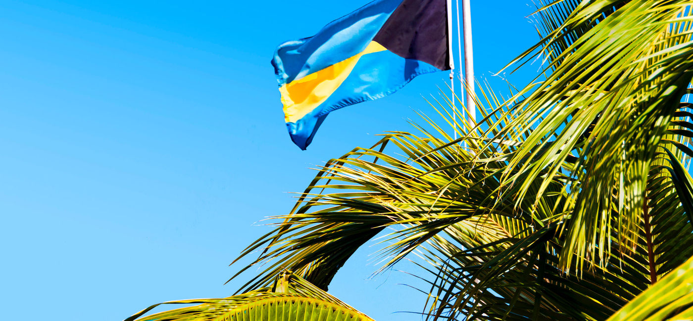Image: National flag of The Bahamas. (Photo via iStock/Getty Images Plus/barbaraaaa)