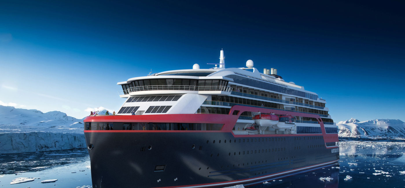Image: PHOTO: Hurtigruten hybrid powered MS Roald Amundsen. (photo courtesy of Hurtigruten)