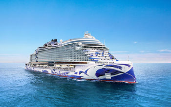Norwegian Viva on the water.