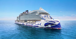 Norwegian Viva on the water.