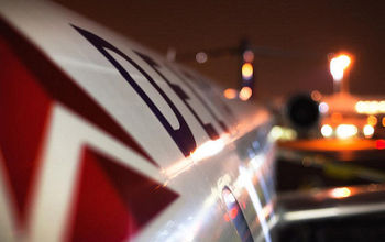 Close up of Delta Air Lines livery