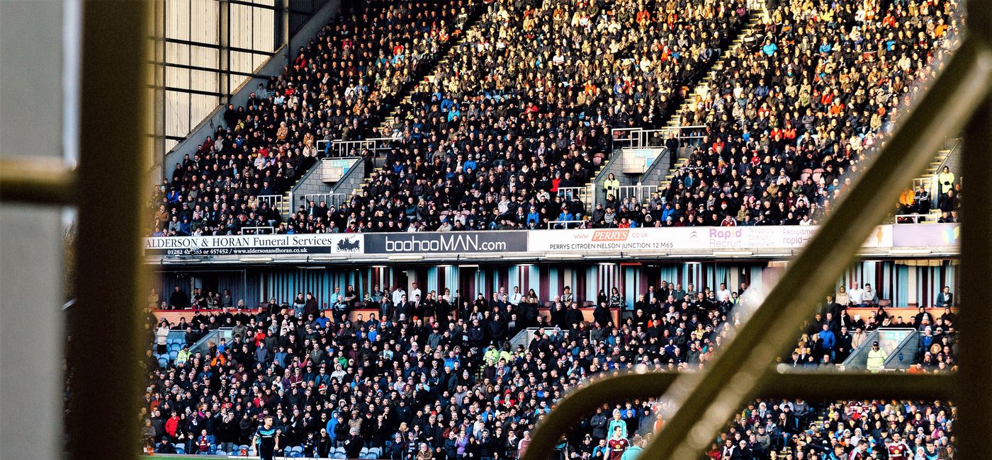 Image: Fans watch at an English Premier League game. (Photo by Nathan Rodriguez, courtesy of BudgetAir.com) (Nathan Rodriguez)