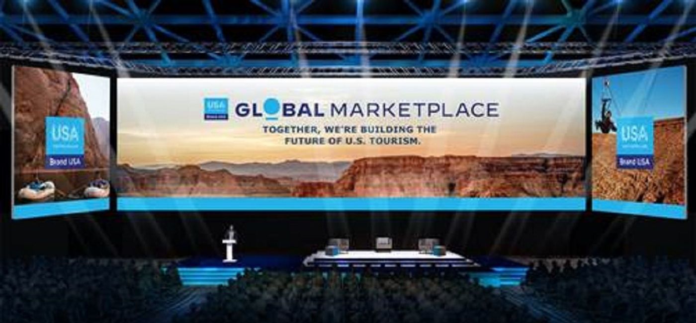 Image: PHOTO: Brand USA Global Marketplace Virtual Main Stage. (photo via Brand USA)