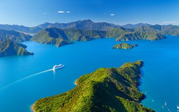Marlborough Sounds New Zealand, New Zealand, Air New Zealand