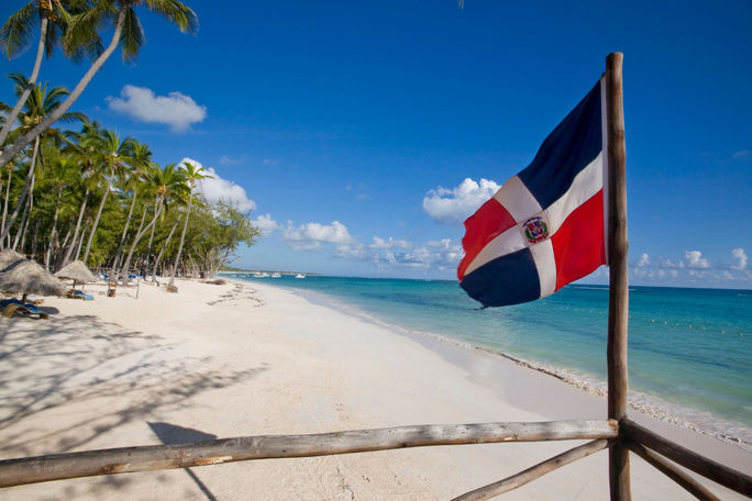 A beautiful beach in the Dominican Republic A beautiful beach in the Dominican Republic