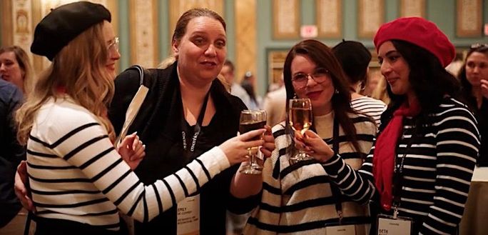 Networking cocktail hour Networking cocktail hour at Ensemble Summit