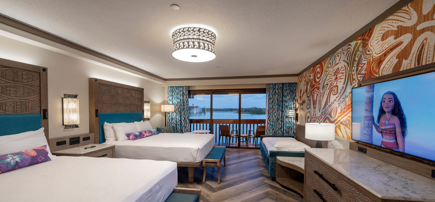 Image: Walt Disney Worlds Polynesian Village Resort Updated Room (Photo via Walt Disney World)