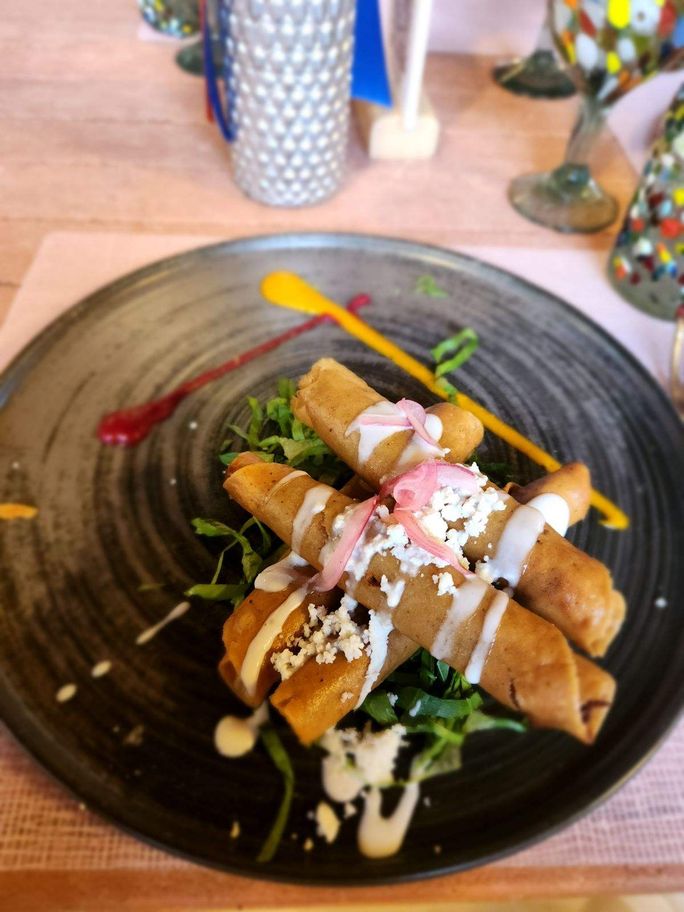 This delicacy at Pacific Express, a restaurant with Wixárika flavor, was part of a seven-course meal.