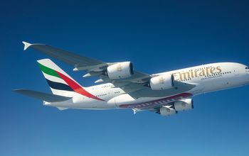 Emirates plane.