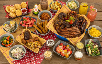 The Roundup Rodeo BBQ restaurant.