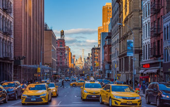 New York City's TriBeCa streets.