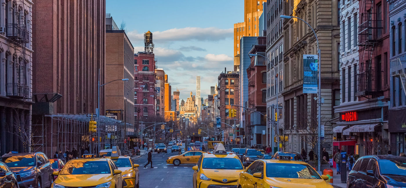 Image: New York City's TriBeCa streets. (Photo via iStock Editorial / Getty Images Plus / OSTILL)