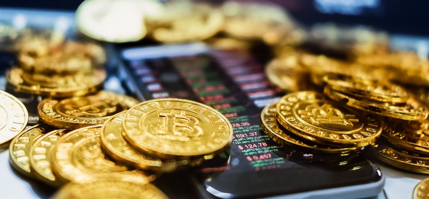 Image: Gold Bitcoins, Digital crypto-currency used for blockchain Technology. (photo via iStock / Getty Images Plus / Jirapong Manustrong)