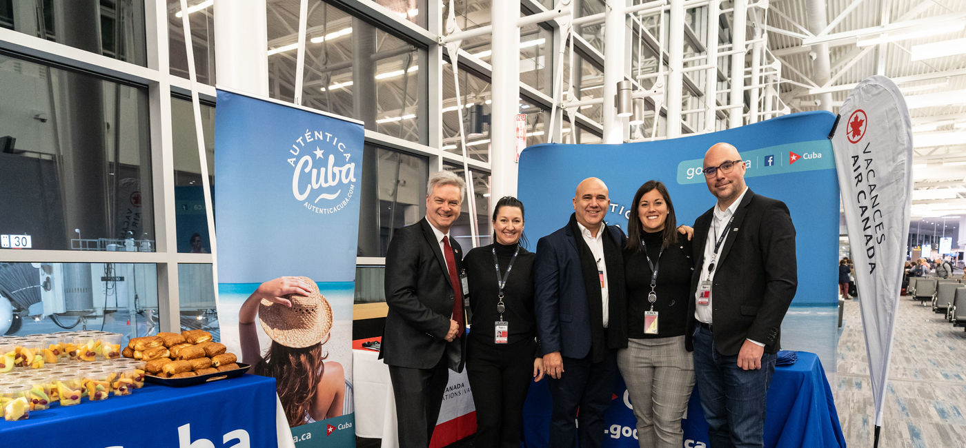 Image: Vol inaugural Québec-Varadero (Vol inaugural Québec-Varadero)