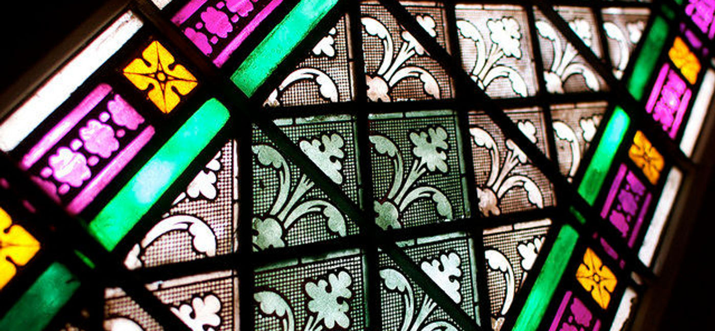 Image: PHOTO: The stained glass windows inside of Grace Church in St. Francisville, La. (Courtesy Flickr/Steve Snodgrass) 