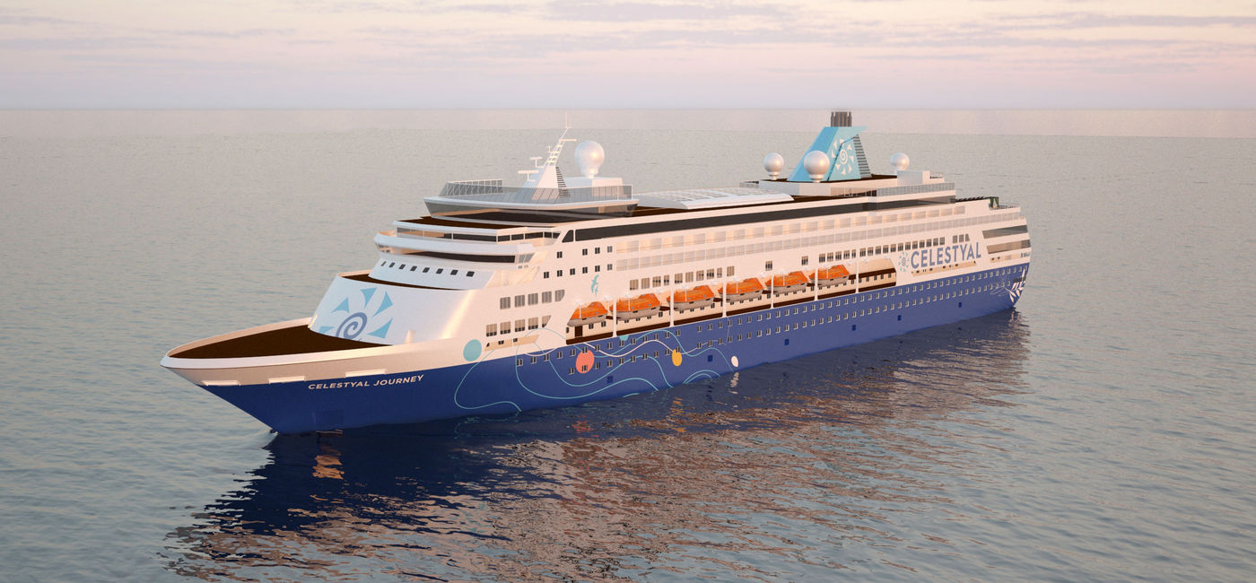 Image: A rendering of the upcoming Celestyal Journey. (photo via Celestyal Cruises) ((photo via Celestyal Cruises))