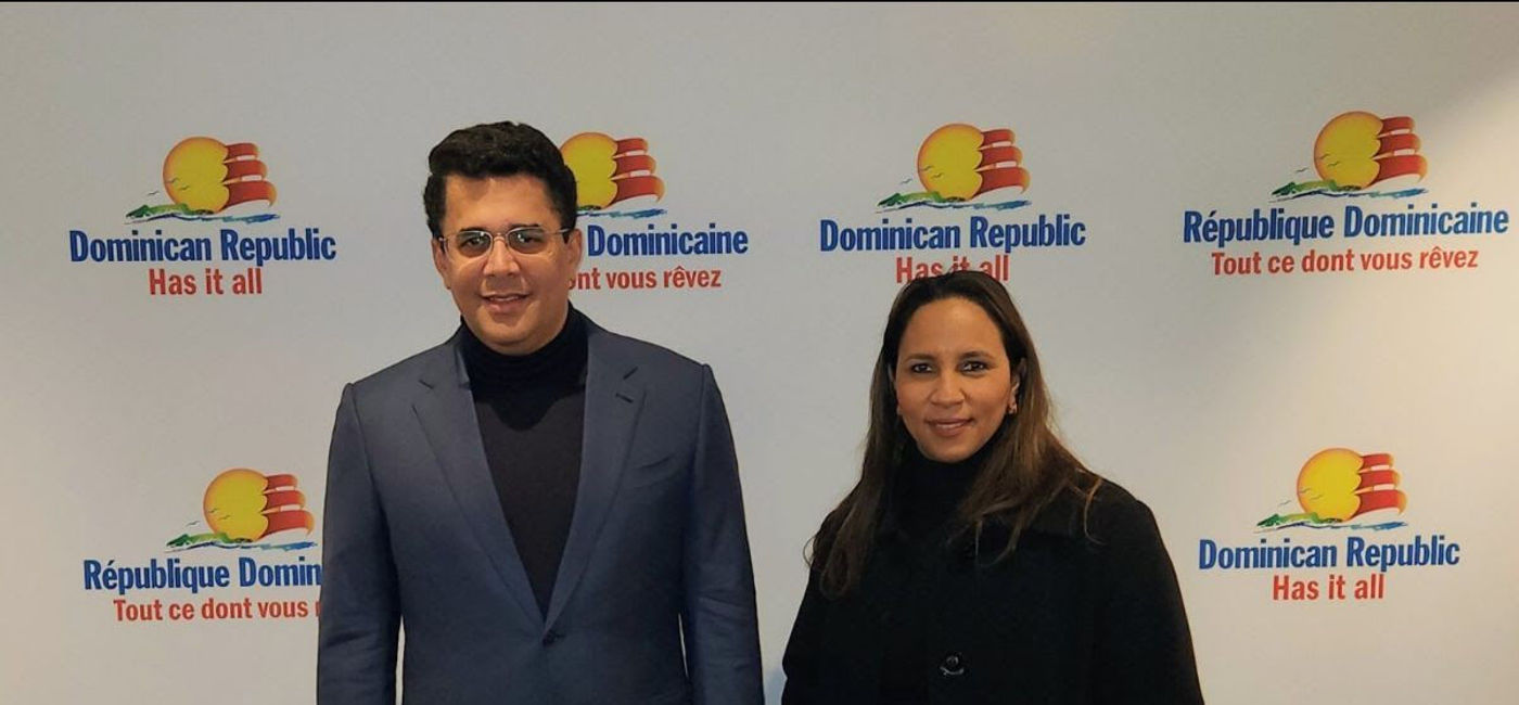 Image: David Collado, le ministre du tourisme de la République dominicaine et Jacqueline Mora, vice-ministre du tourisme de la République dominicaine (David Collado, le ministre du tourisme de la République dominicaine et Jacqueline Mora, vice-ministr)