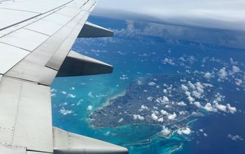 Plane shot of Antigua
