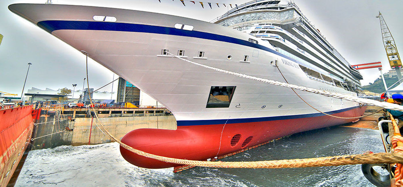 Image: Viking Sun float-out, Photo courtesy of Viking Ocean Cruises (Photo courtesy of Viking Ocean Cruises)