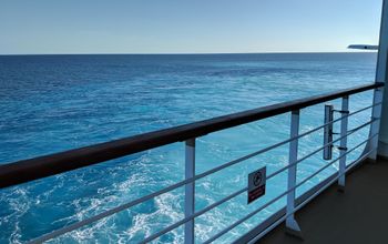 Cruise ship rail