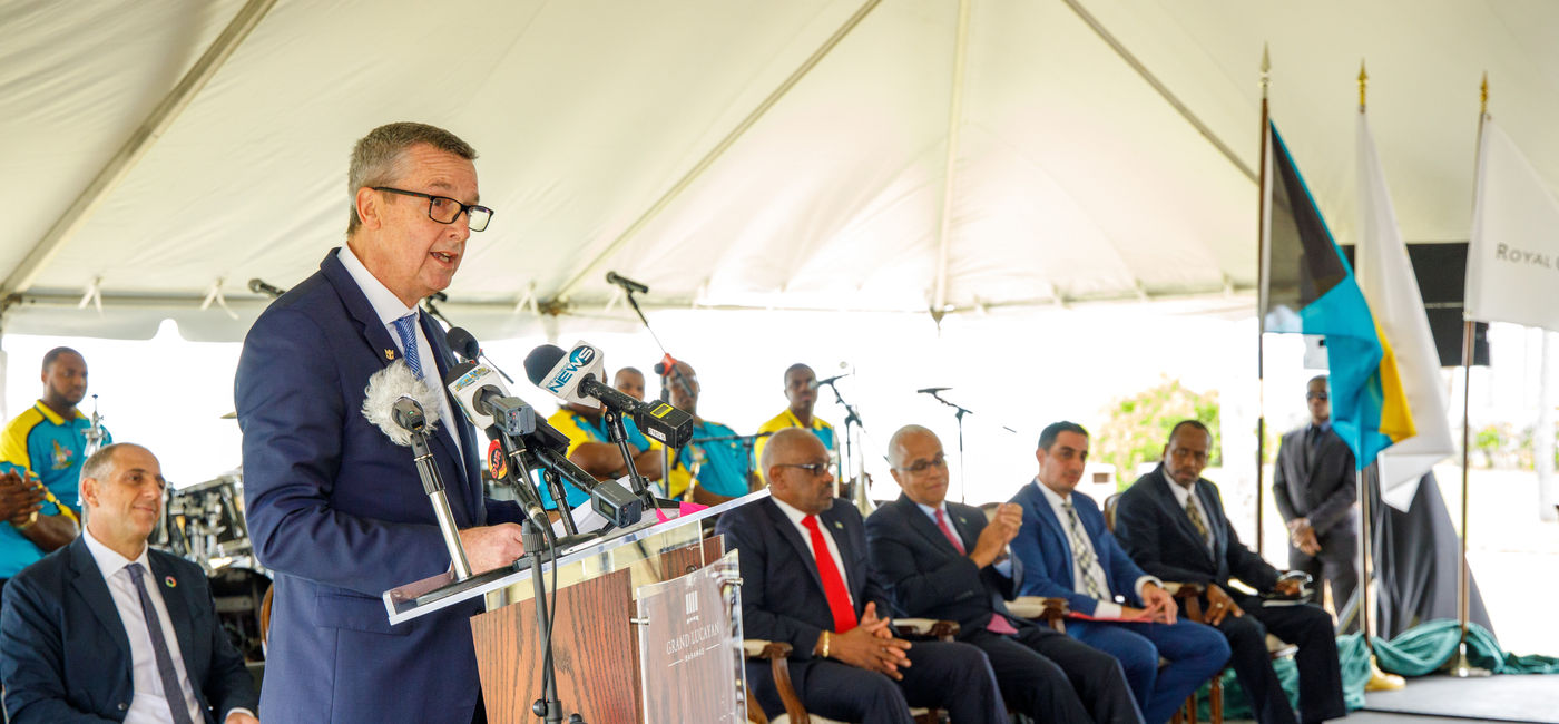 Image: Royal Caribbean International President and CEO Michael Bayley. . (photo courtesy of Royal Caribbean Cruises Ltd.)