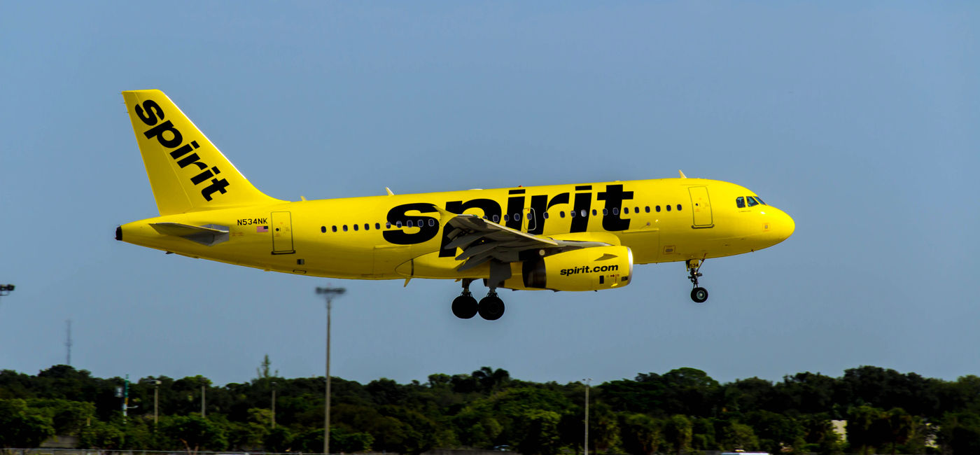 Image: A confrontation between a Spirit worker and a passenger led to the employee's suspension. (photo courtesy of Spirit Airlines)