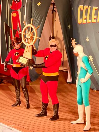 The Incredibles at Disney's Pixar Day at Sea
