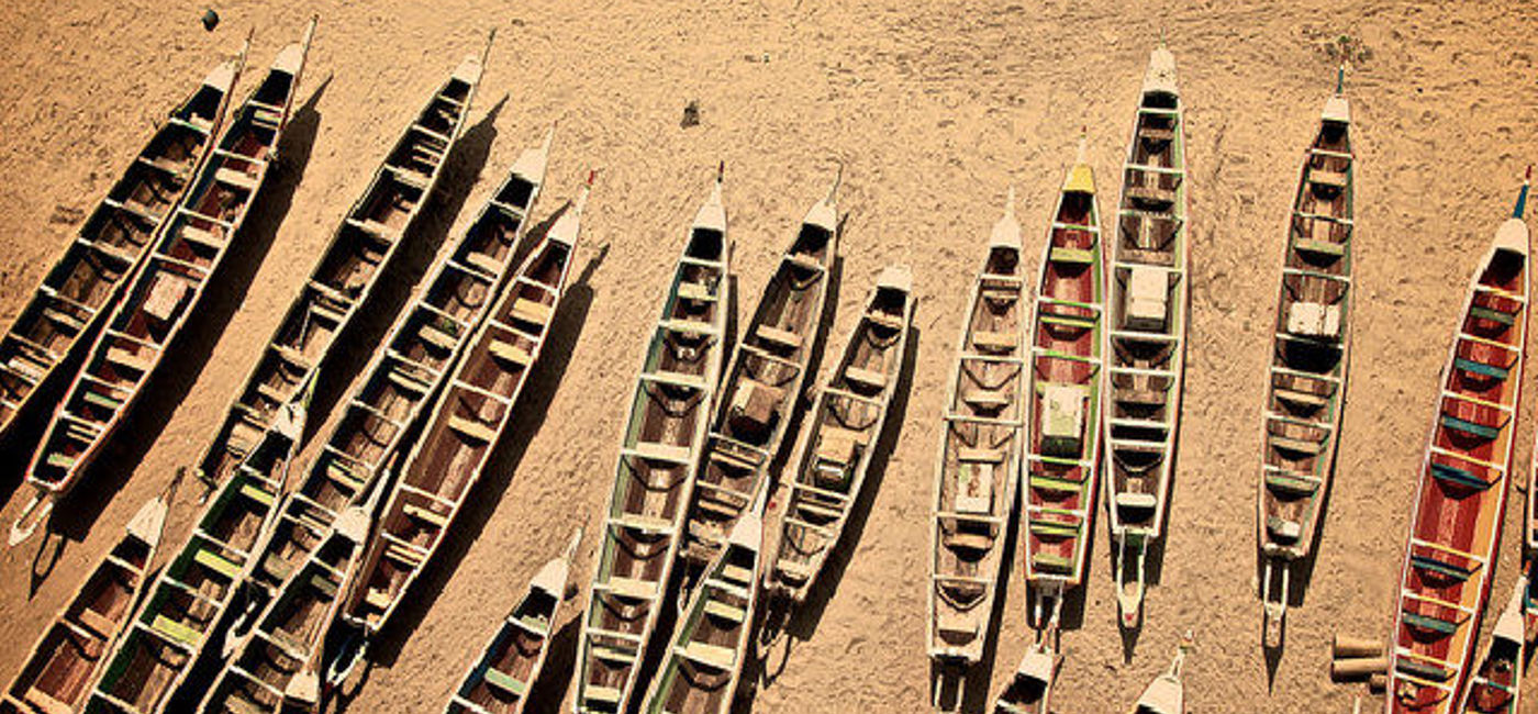 Image: PHOTO: Fishing boats in Dakar, Senegal. (photo via Flickr/Jeff Attaway)