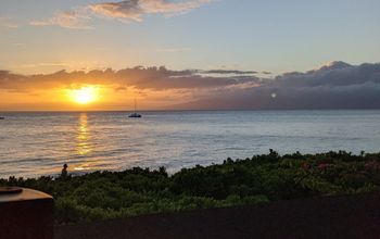 Sunset view in Maui, Hawaii