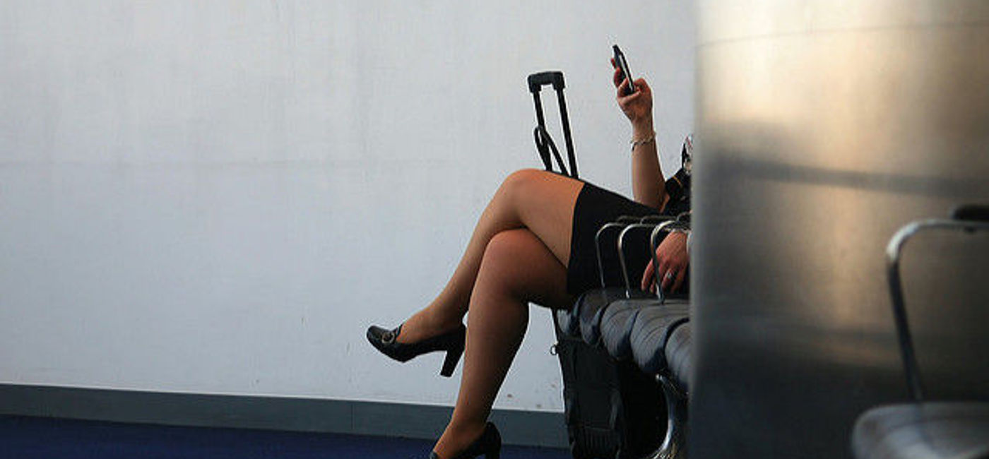 Image: PHOTO: Flight attendants are trained to search for potential human trafficking victims. (Photo via Flickr/LASZLO ILYES)