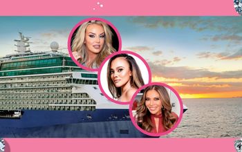 Fans can meet Whitney Rose (Real Housewives of Salt Lake City), Ashley Darby (Real Housewives of Potomac), and Dolores Catania (Real Housewives of New Jersey) onboard the Celebrity Silhouette. 