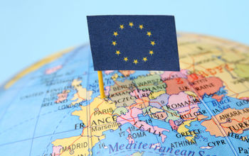 European Union, EU, flag, map, globe, Europe