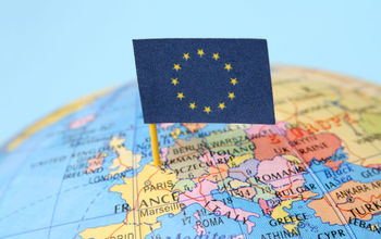 European Union, EU, flag, map, globe, Europe