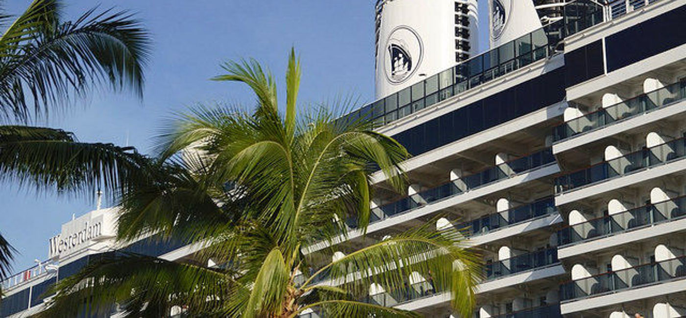 Image: PHOTO: A side view of Holland America Line's ms Westerdam (photo by Jason Leppert)