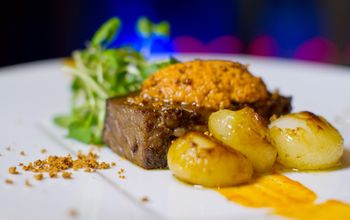 Slow roasted and grilled Harris Ranch Beef Short Rib from 150 Central Park aboard Oasis of the Seas